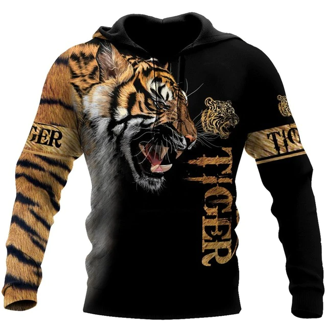 Sporty™ | Sweatshirt med tigerprint