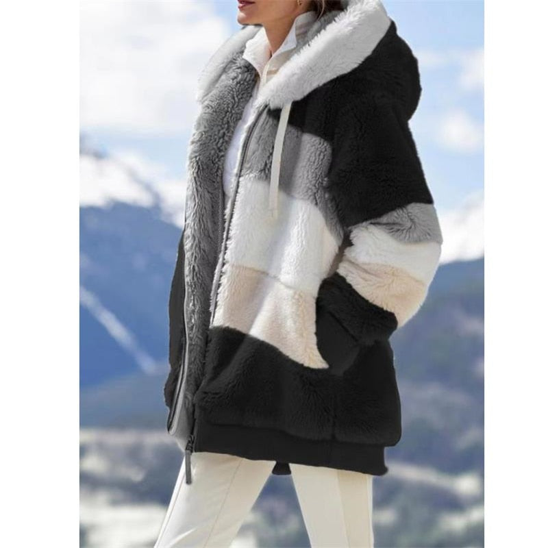 Fluff™ | Fleece Faux Fur jakke