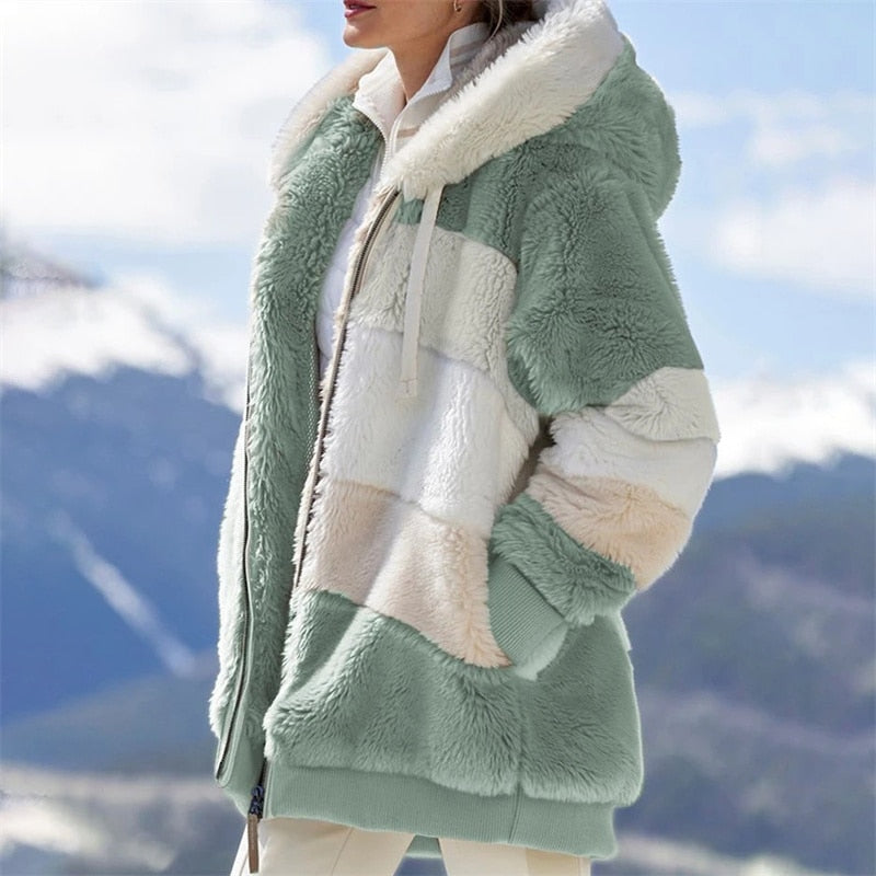 Fluff™ | Fleece Faux Fur jakke