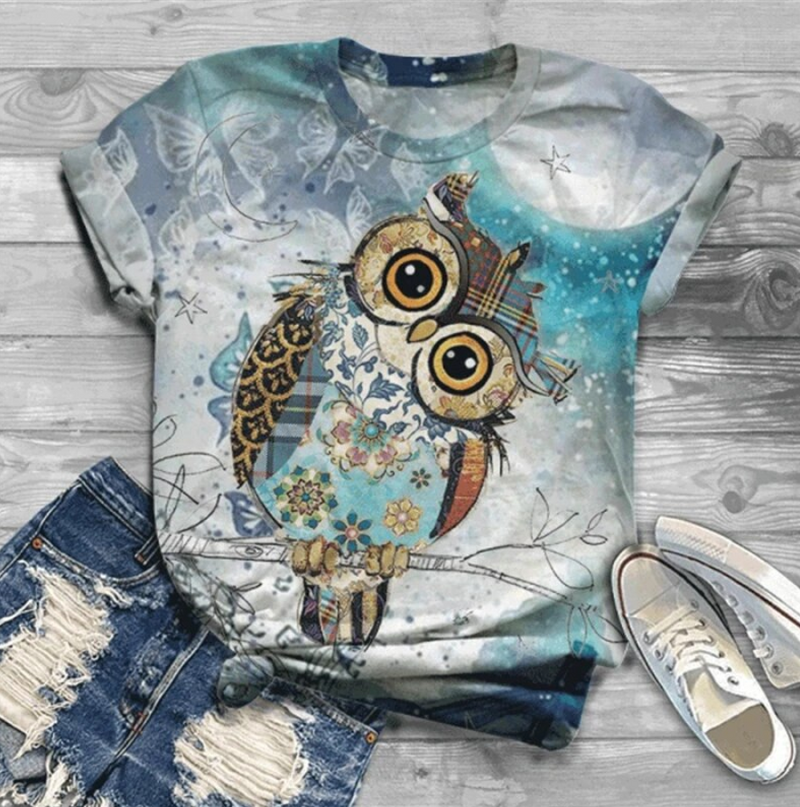 Cartoon T-shirt - Owl