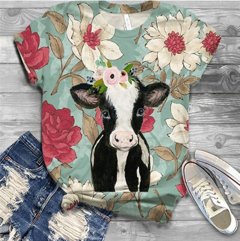 Cartoon T-shirt - Mini cow