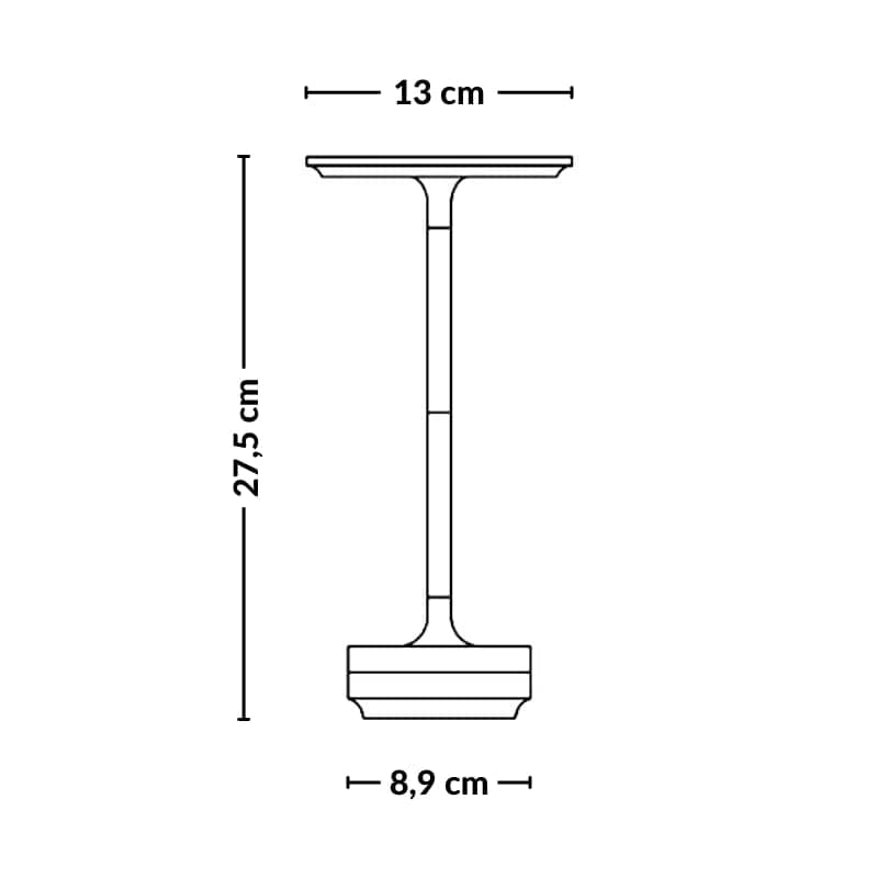 Genopladelig LED-Bordlampe